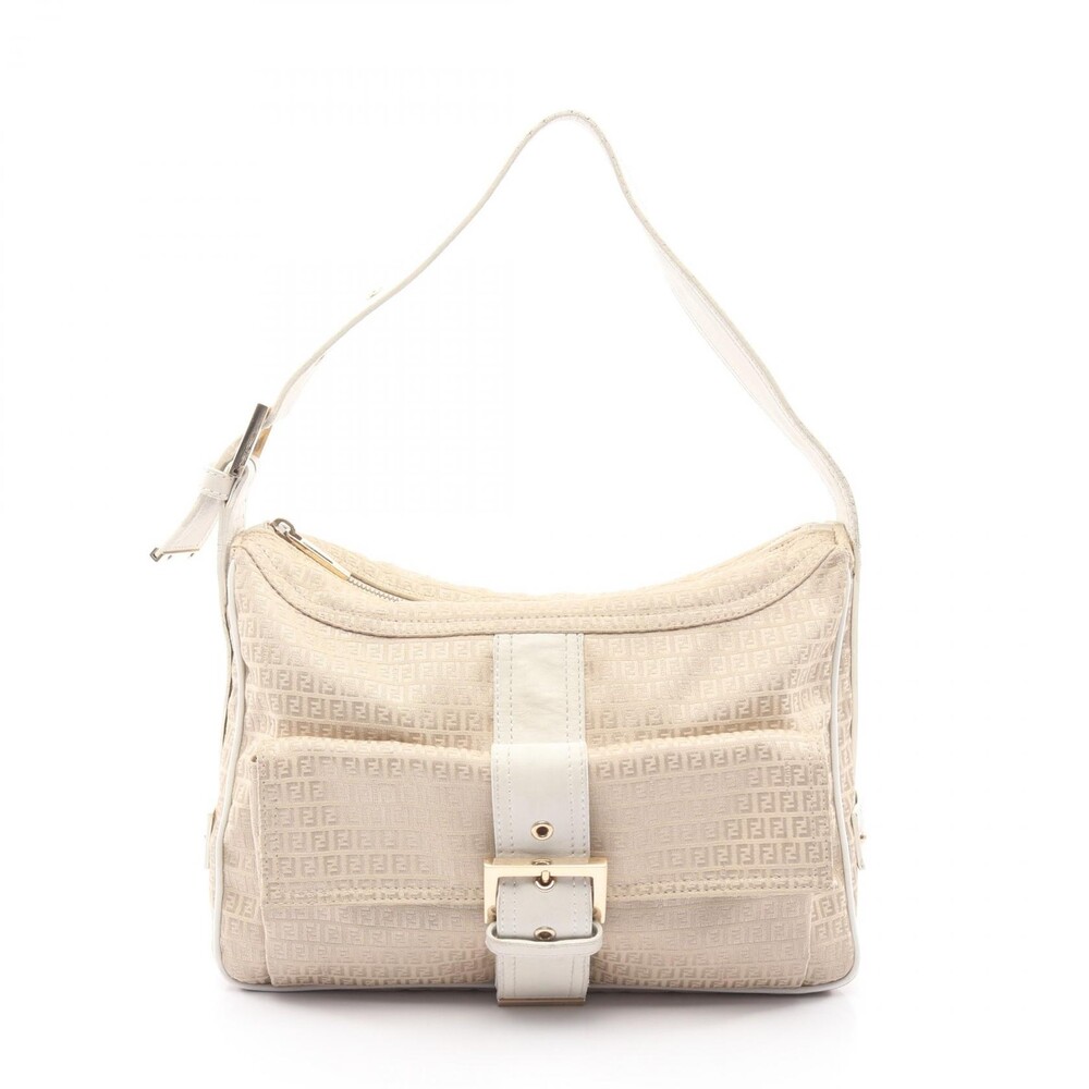 Fendi Micro Ff Shoulder Bag Canvas #272612F51B